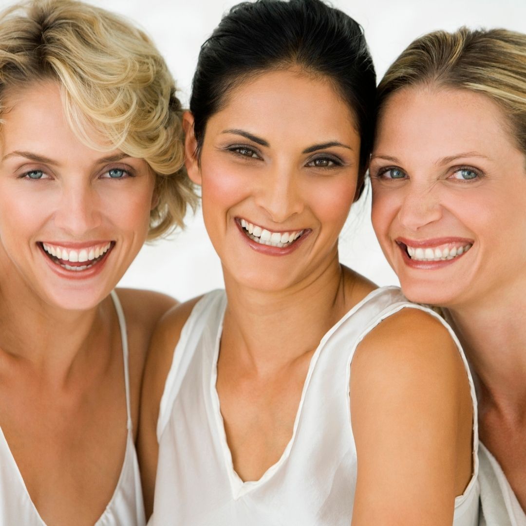 three women with good skin cool springs med spa
